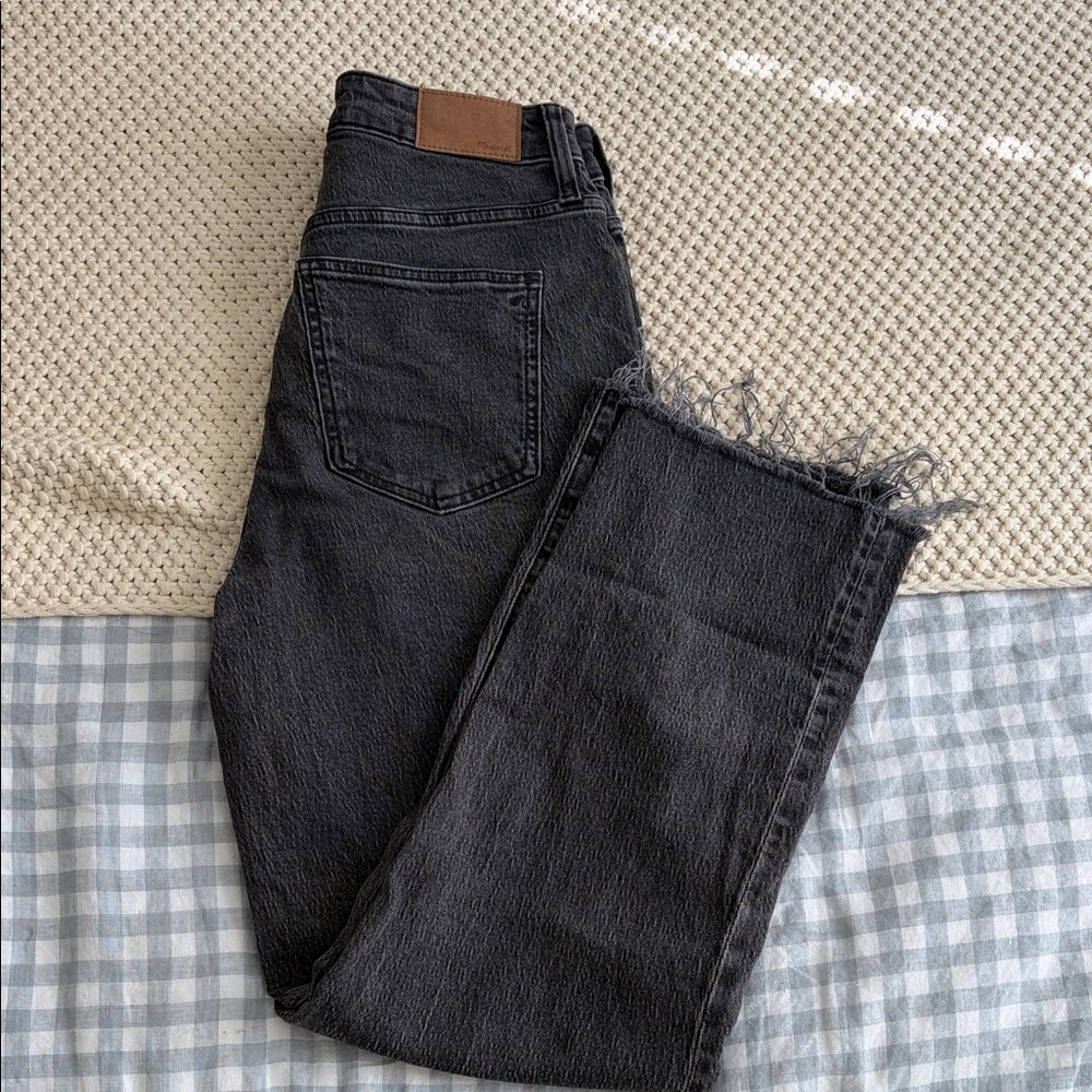 Madewell Women's High Rise Black Jeans